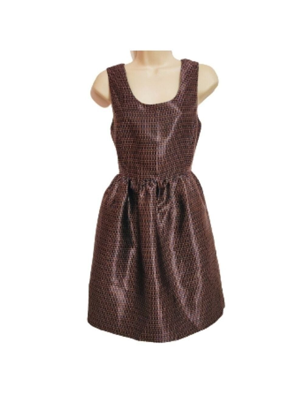 C Luce Geometric Fit and Flare Dress Small